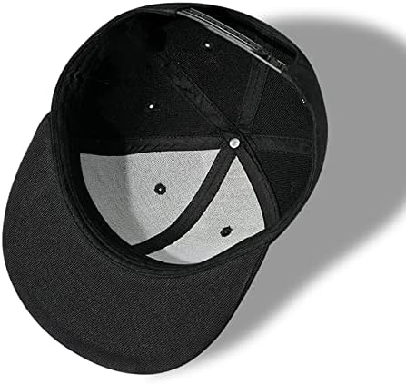 Adjustable Black Snapback Trucker Hat for Men 1