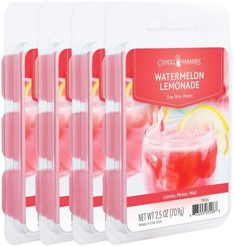 Candle Warmers Etc Classic Wax Melts 25oz 4-Pack Watermelon Lemonade 1