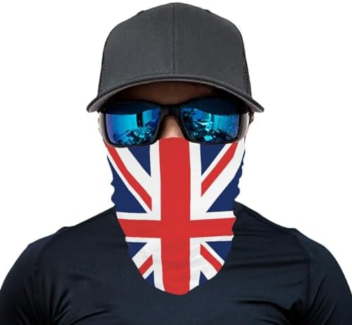 GLUDEAR 3D Fish Scale Print Balaclava Face Scarf