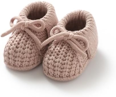 Wugugu Baby Booties Newborn Soft Knit Crochet Sock Shoes