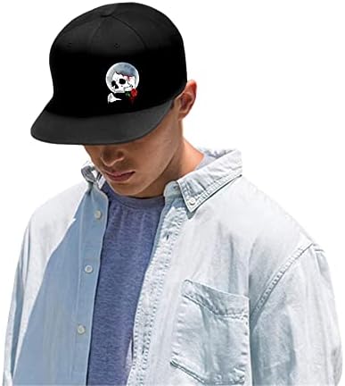 Adjustable Black Snapback Hat for Men Women 1