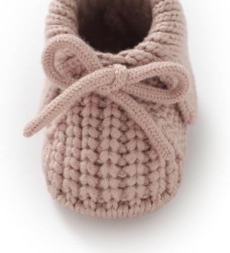 Wugugu Baby Booties Newborn Soft Knit Crochet Sock Shoes