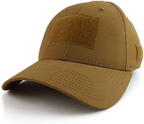 Armycrew Tactical Operator Ripstop Cotton Baseball Cap with Loop Patch