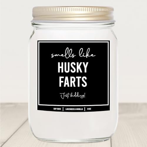 You Nique Designs Lavender Vanilla Husky Candle 8oz 1