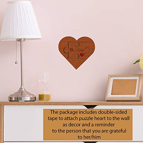 Personalized Thanks for Helping Me Grow Wooden Sign