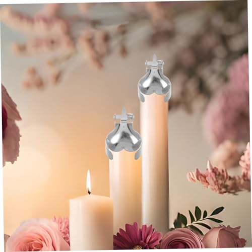 Wakauto Heart Shaped Candle Wick Snuffer Metal Flame Extinguisher
