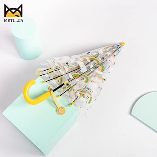 MRTLLOA Kids Bubble Umbrella with Curved Handle 1