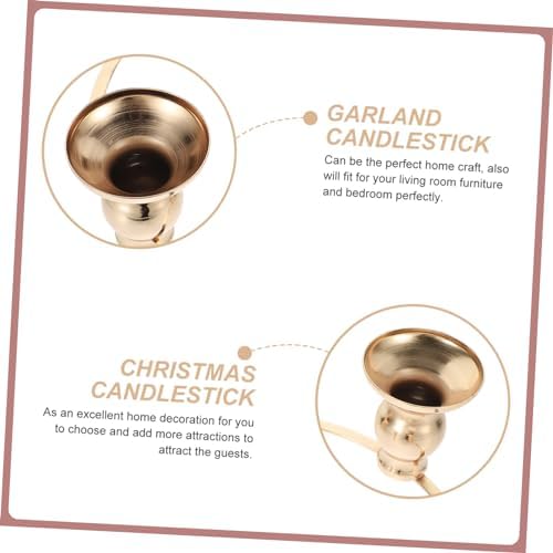 Ciieeo Advent Candle Ring Wreath Holder 1