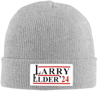 Larry Elder 2024l Knitted Hat Black Winter Warm Cap