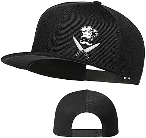 Adjustable Snapback Hat Black Rock N Roll