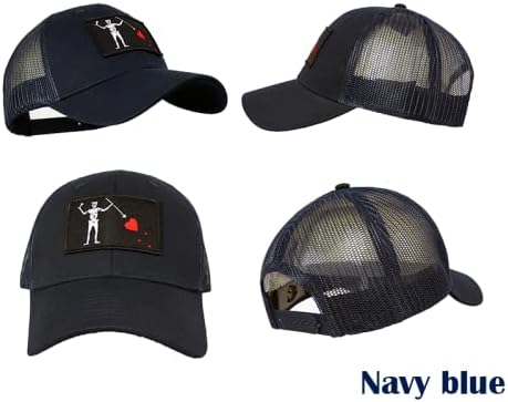 ZXRSJBL Men Women Seal Team IB9 Tactical Snapback Cap Navy Blue