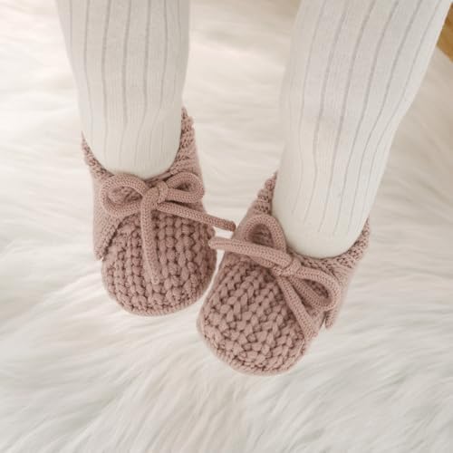 Wugugu Baby Booties Newborn Soft Knit Crochet Sock Shoes