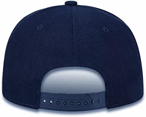 Snapback Hats for Men Skull Embroidery Adjustable Solid Flat Bill Hat