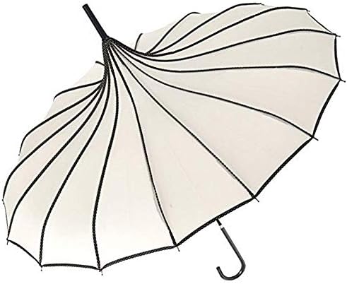 VIVI SKY Pagoda Peak Classic Umbrella Ivory 1