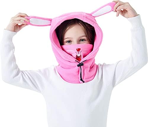BLUEMARS Kids Balaclava Ski Mask Washable Fleeces Winter Hat for Boys Girls