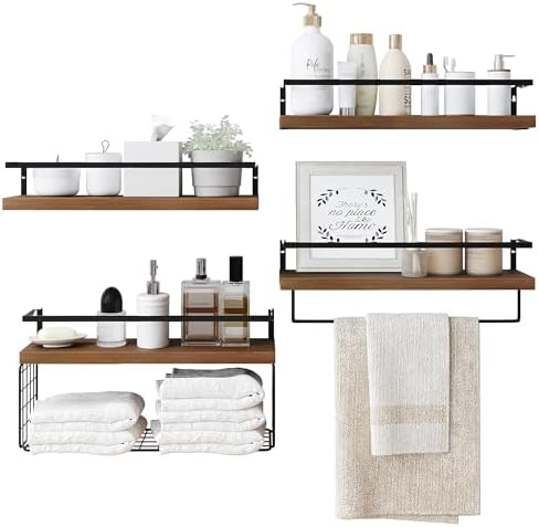 LUDORU 41 Tier Floating Shelves Wall Mounted