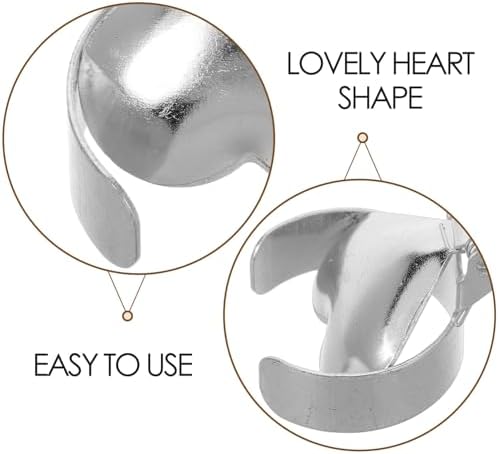 BIUDECO Candle Snuffer Metal Heart Extinguisher Tool