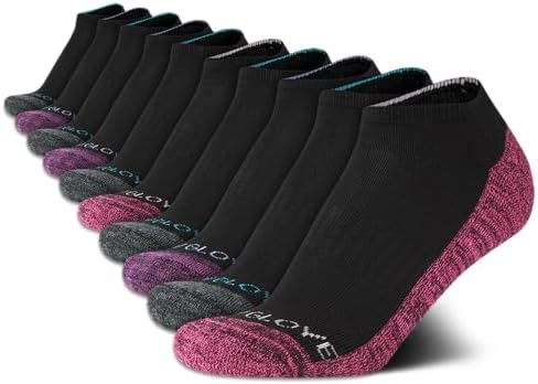 Body Glove Girls 10 Pack No Show Ankle Socks