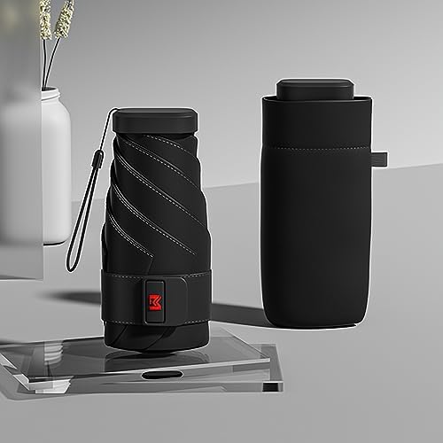 Moorrlii Mini Travel Umbrella - UPF 50 Windproof and Lightweight