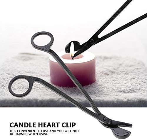 Restokki Candle Wick Trimmer with Semicircular Stainless Steel Clip