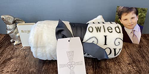 Baptism Gift Set - Glass Cross Child of God Blanket