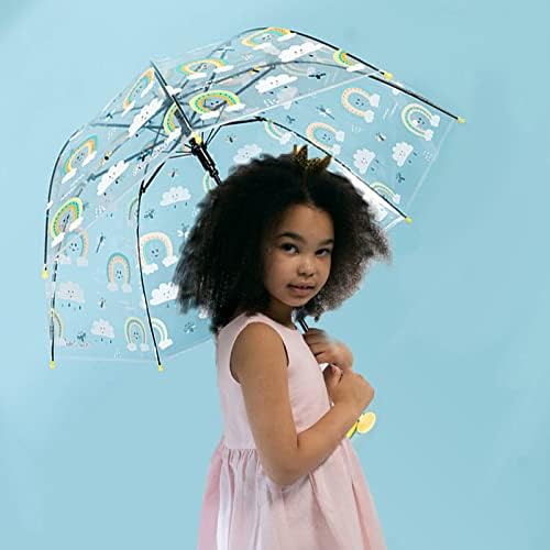 MRTLLOA Kids Bubble Umbrella with Curved Handle 1