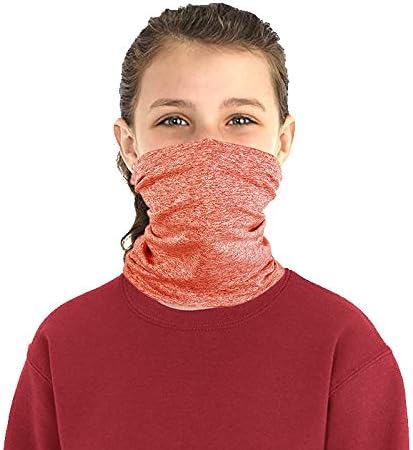 Rollce Kids Neck Gaiter Face Cover Unisex Cationic Orange