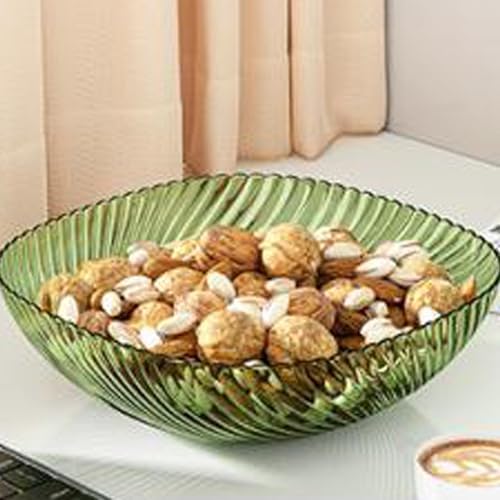 DXIXD Dark Green Decorative Fruit Bowl 1
