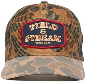 Field Stream Mens Roosevelt Snap Back Mesh Cap Brown Camo