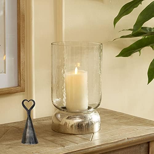 Hand Forged Heart Candle Snuffer - Wrought Iron Classic Design