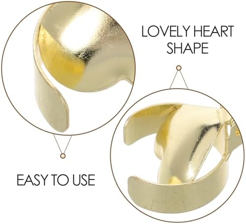 GOOHOCHY Heart Shaped Candle Snuffer Decor
