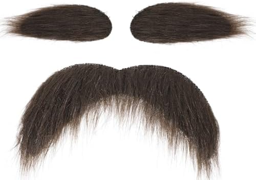 TWAYFEL Self-Adhesive Fake Mustache for Halloween Party