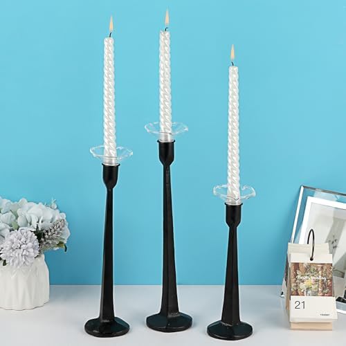 OwnMy 2PCS Glass Candle Drip Protectors