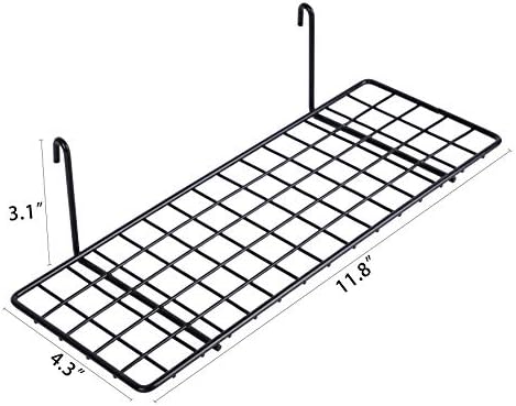 Kaforise Wall Hanging Shelf for Grid Panel Black