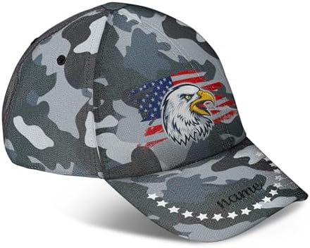 Custom American Flag Baseball Cap for Men 1