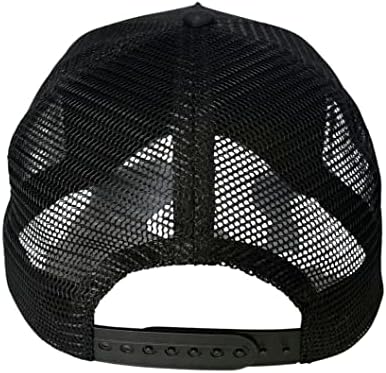 Snapback Trucker Hat for Men One Size Black