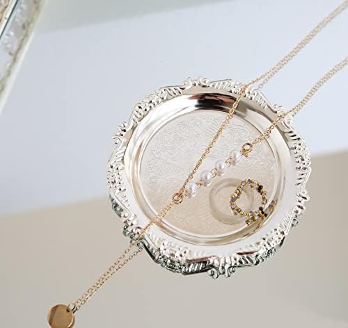 Leewe Round Storage Tray Jewelry Holder Organizer 1