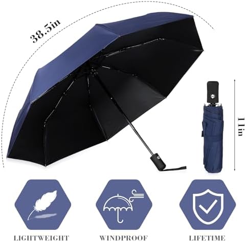 Jexine 6 Pcs Compact Automatic Umbrella Set 1