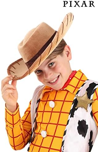 Disney Woody Cowboy Hat for Kids - Suede Brown