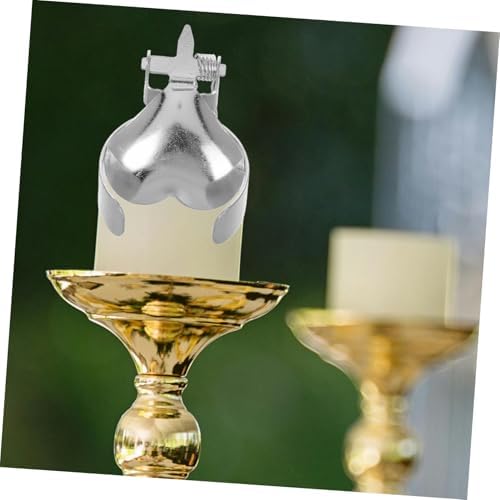VOSAREA 2Pcs Heart Shaped Candle Snuffer Extinguisher 1
