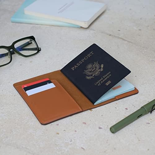 Kids Personalized Leather Passport Holder - Travel Gift