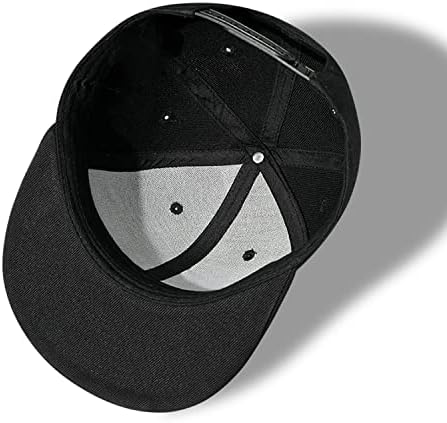 Tijeyi Black Snapback Hat for Men Boys