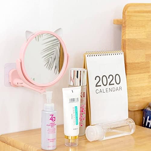 ZSQZJJ Foldable Wall Hanging Small Mirror with Rotating Bracket