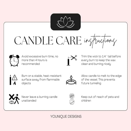 You Nique Designs Lavender Vanilla Husky Candle 8oz 1