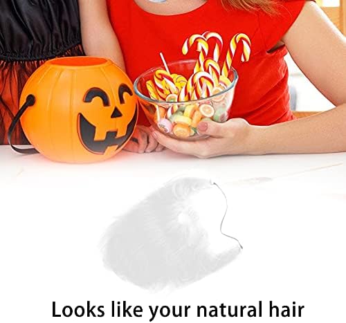 Horoper White Fake Beard for Party Costume Halloween