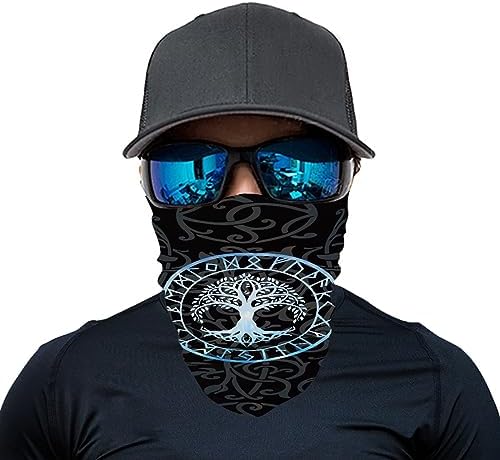 KIDVOVOU 3D Print Balaclava Multifunctional Face Mask Scarf Headwear
