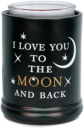 Elanze Designs Love You to The Moon Jar Candle Warmer