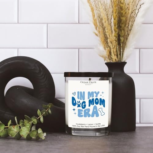 Funny Dog Mom Gifts for Women Soy Candle