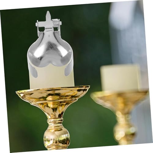 Wakauto Heart Shaped Candle Wick Snuffer Metal Flame Extinguisher