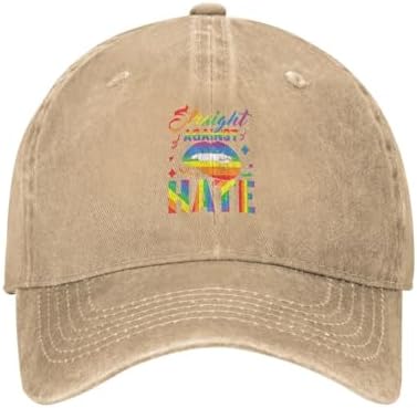 RTATBY Straight Against Hate Baseball Cap for Men Women